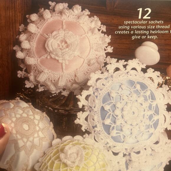Scentsational Sachets Crochet Pattern Annie's Attic 873214 PRISTINE! - Picture 5 of 7